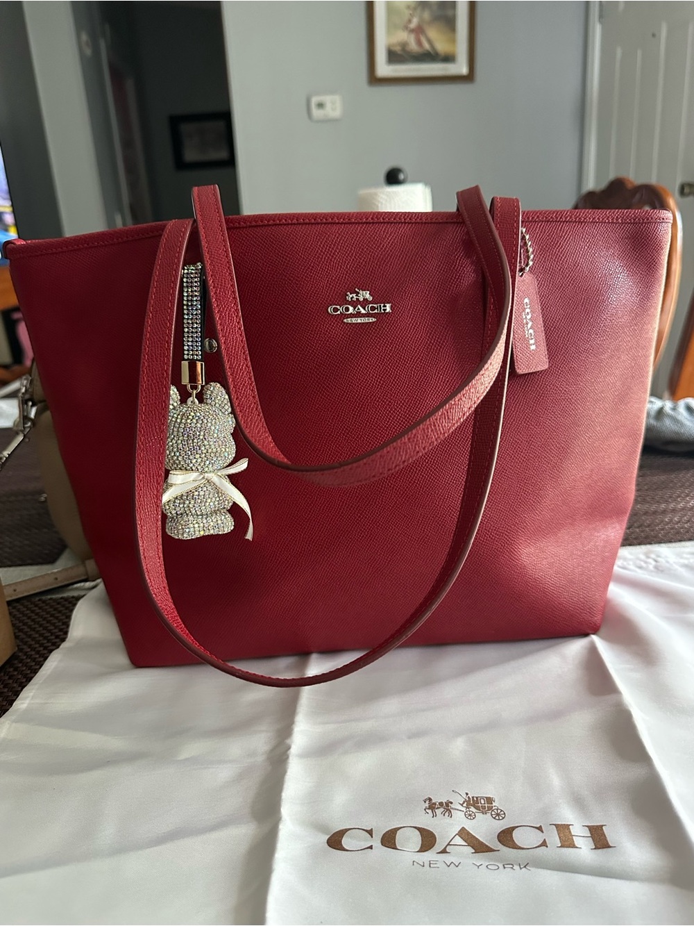 Coach Zip Top Tote Bag